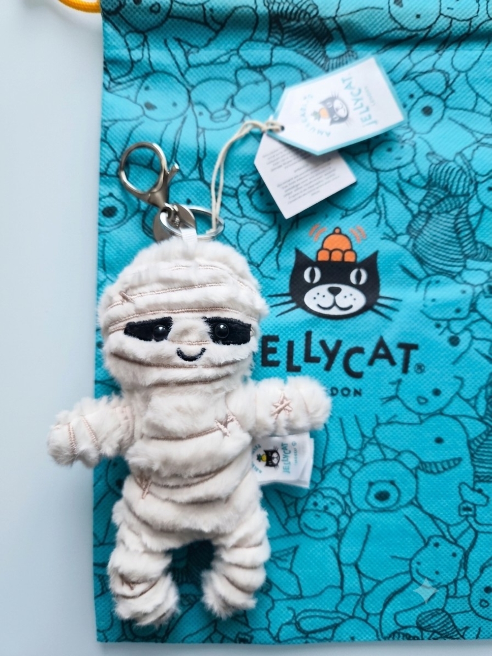 Jellycat Mummy Bob Bag Charm